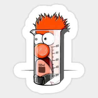 Beaker Muppets Science Sticker